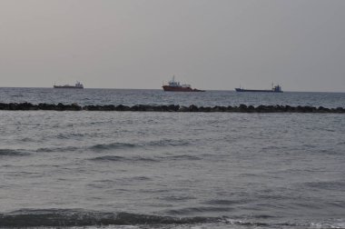 Kıbrıs'ta güzel Limasol Beach