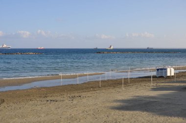 Kıbrıs'ta güzel Limasol Beach