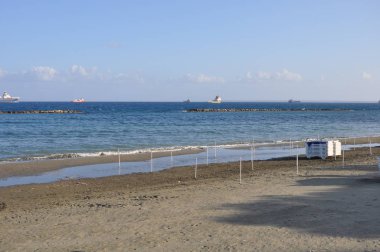 Kıbrıs'ta güzel Limasol Beach