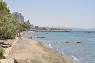 Kıbrıs'ta güzel Limasol Beach