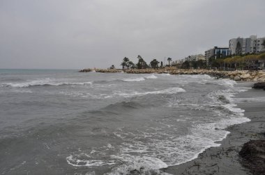 Kıbrıs'ta güzel Limasol Beach