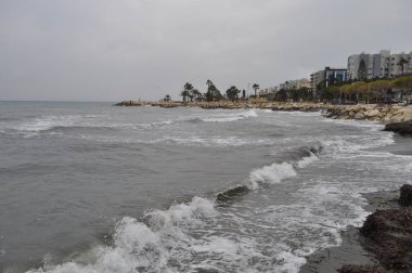 Kıbrıs'ta güzel Limasol Beach