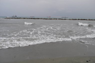 Kıbrıs'ta güzel Limasol Beach