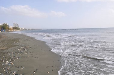 Kıbrıs'ta güzel Limasol Beach