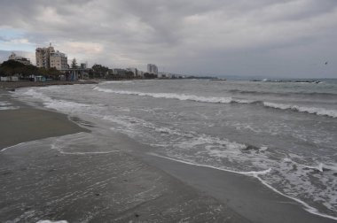 Kıbrıs'ta güzel Limasol Beach