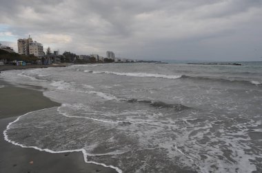 Kıbrıs'ta güzel Limasol Beach