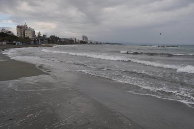 Kıbrıs'ta güzel Limasol Beach