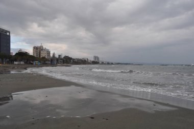Kıbrıs'ta güzel Limasol Beach