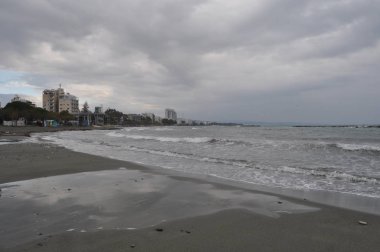 Kıbrıs'ta güzel Limasol Beach