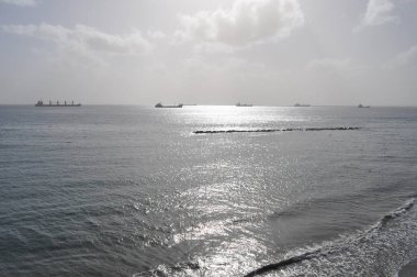 Kıbrıs'ta güzel Limasol Beach