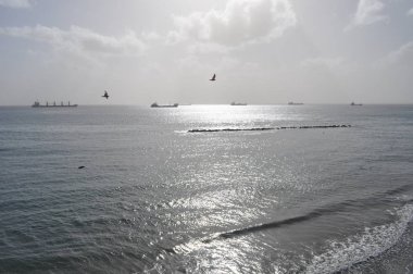 Kıbrıs'ta güzel Limasol Beach