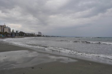 Kıbrıs'ta güzel Limasol Beach