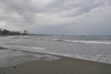 Kıbrıs'ta güzel Limasol Beach