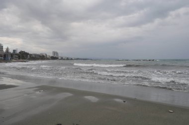 Kıbrıs'ta güzel Limasol Beach