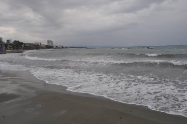 Kıbrıs'ta güzel Limasol Beach