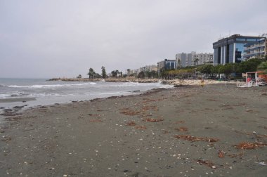 Kıbrıs'ta güzel Limasol Beach