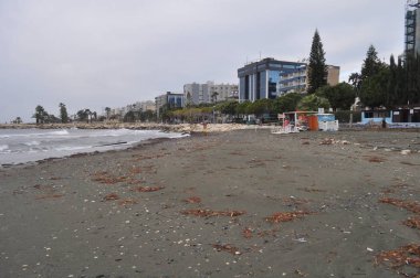 Kıbrıs'ta güzel Limasol Beach