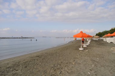 Kıbrıs'ta güzel Limasol Beach