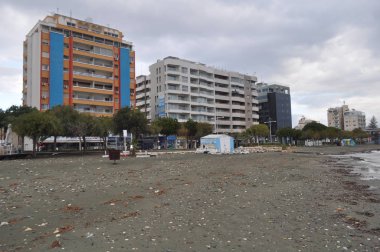 Kıbrıs'ta güzel Limasol Beach