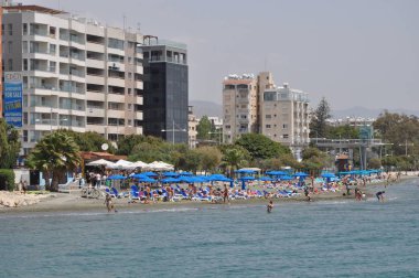 Kıbrıs'ta güzel Limasol Beach