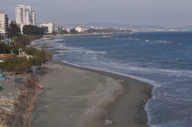 Kıbrıs'ta güzel Limasol Beach
