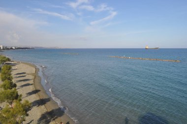 Kıbrıs'ta güzel Limasol Beach