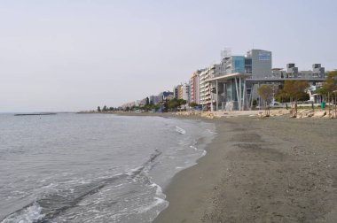 Kıbrıs'ta güzel Limasol Beach
