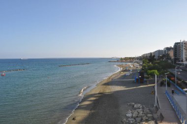 Kıbrıs'ta güzel Limasol Beach