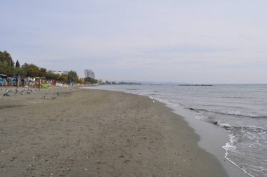 Kıbrıs'ta güzel Limasol Beach