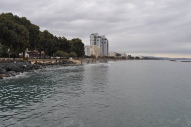 Kıbrıs'ta güzel Limasol Beach
