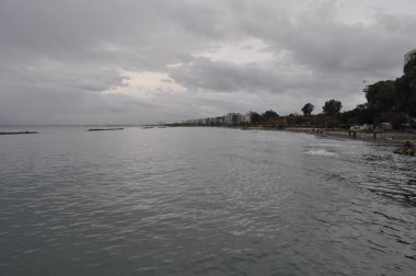 Kıbrıs'ta güzel Limasol Beach