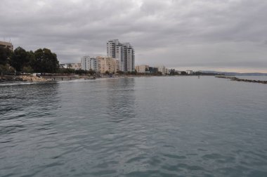Kıbrıs'ta güzel Limasol Beach