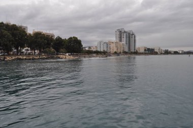 Kıbrıs'ta güzel Limasol Beach
