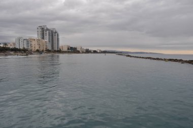 Kıbrıs'ta güzel Limasol Beach