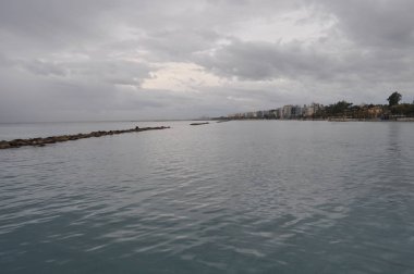 Kıbrıs'ta güzel Limasol Beach