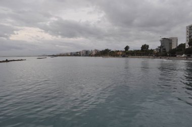 Kıbrıs'ta güzel Limasol Beach