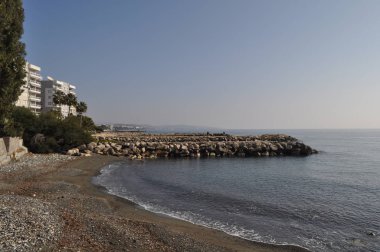 Kıbrıs'ta güzel Limasol Beach