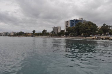 Kıbrıs'ta güzel Limasol Beach