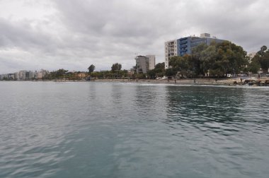 Kıbrıs'ta güzel Limasol Beach