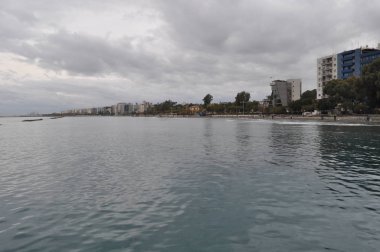 Kıbrıs'ta güzel Limasol Beach