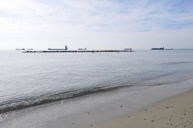 Kıbrıs'ta güzel Limasol Beach