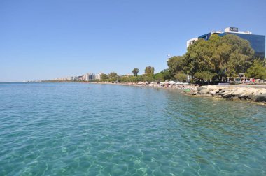 Kıbrıs'ta güzel Limasol Beach