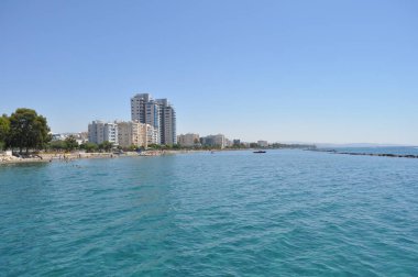 Kıbrıs'ta güzel Limasol Beach
