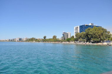 Kıbrıs'ta güzel Limasol Beach