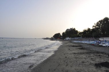 Kıbrıs'ta güzel Limasol Beach