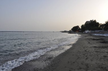 Kıbrıs'ta güzel Limasol Beach