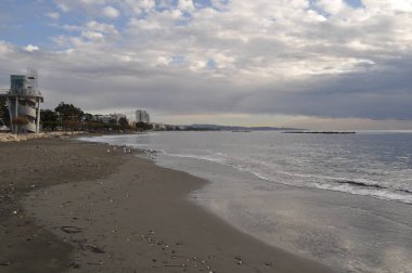 Kıbrıs'ta güzel Limasol Beach