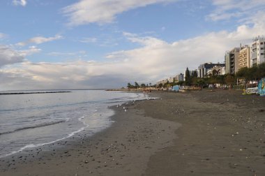 Kıbrıs'ta güzel Limasol Beach