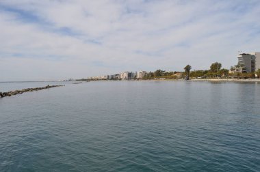 Kıbrıs'ta güzel Limasol Beach
