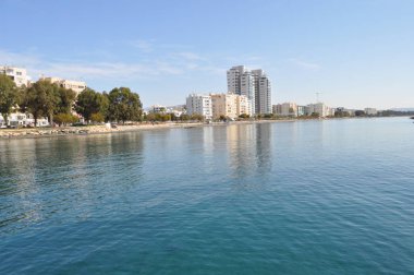 Kıbrıs'ta güzel Limasol Beach